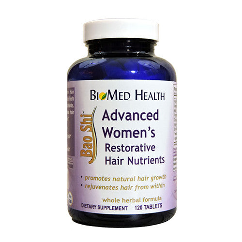 BioMed Health Advanced Womens Bao Shi Restorative Hair Nutrient Tablets, 120 ea